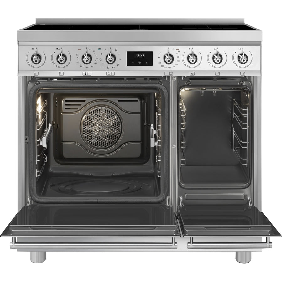Smeg C92IPX2 90cm Pyrolytic Induction Range Cooker - Stainless Steel