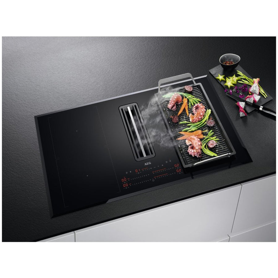 AEG CCE84751FB 8000 80cm Recirculating Induction Extractor Hob