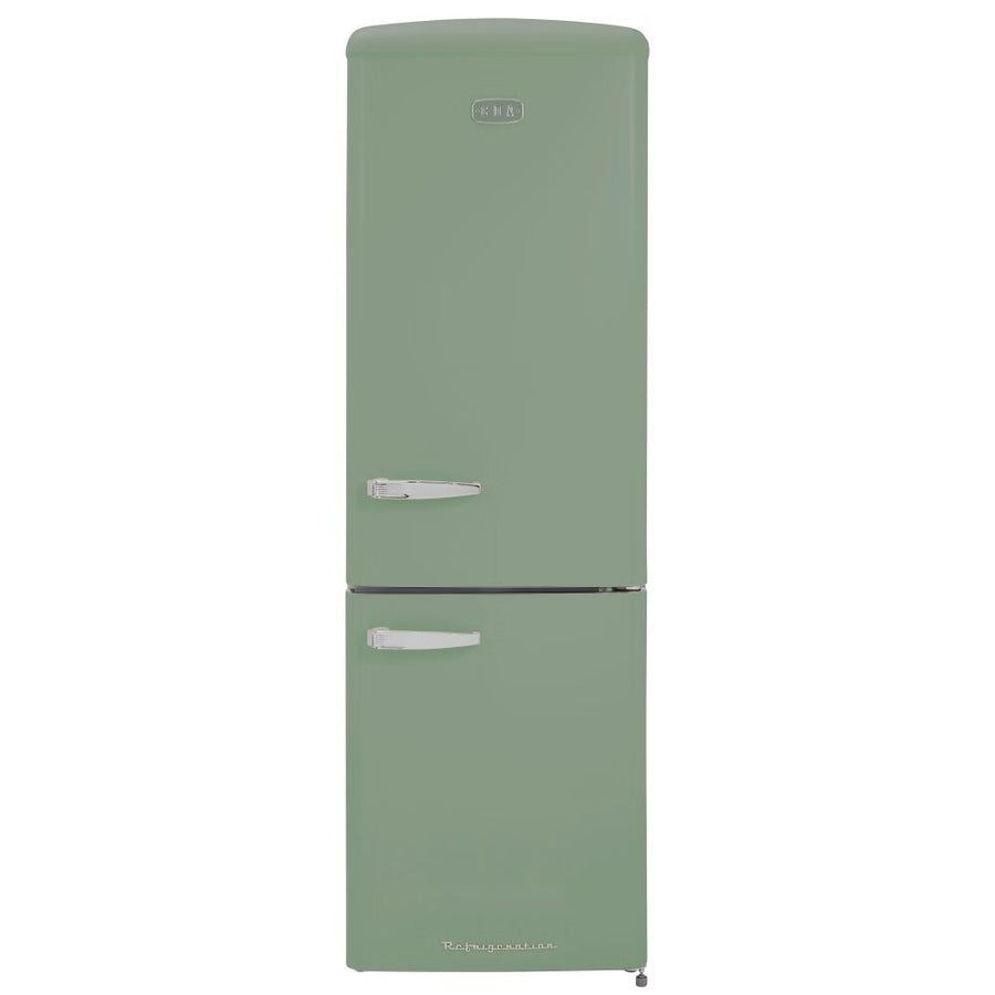 CDA Florence Meadow Green 60/40 Retro style frost free fridge freezer [last one]