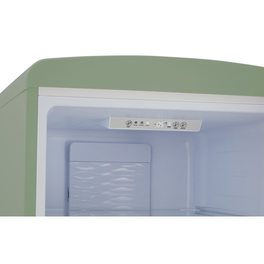 CDA Florence Meadow Green 60/40 Retro style frost free fridge freezer [last one]
