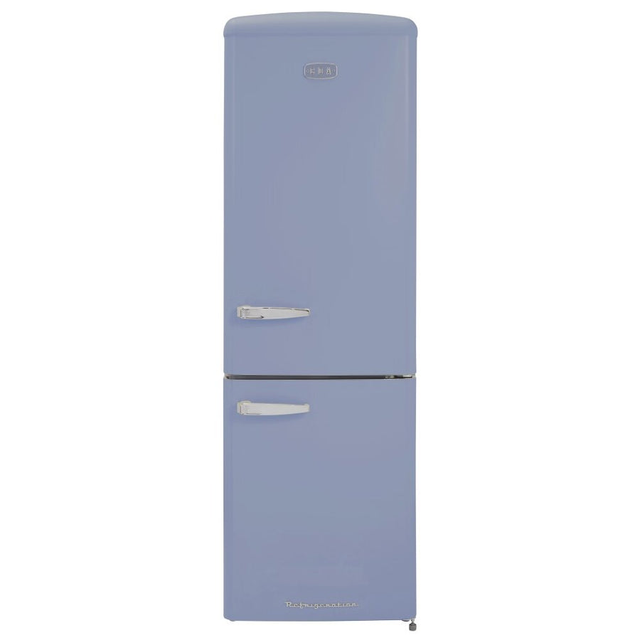 CDA Florence Sea Holly Blue 60/40 Retro style frost free fridge freezer