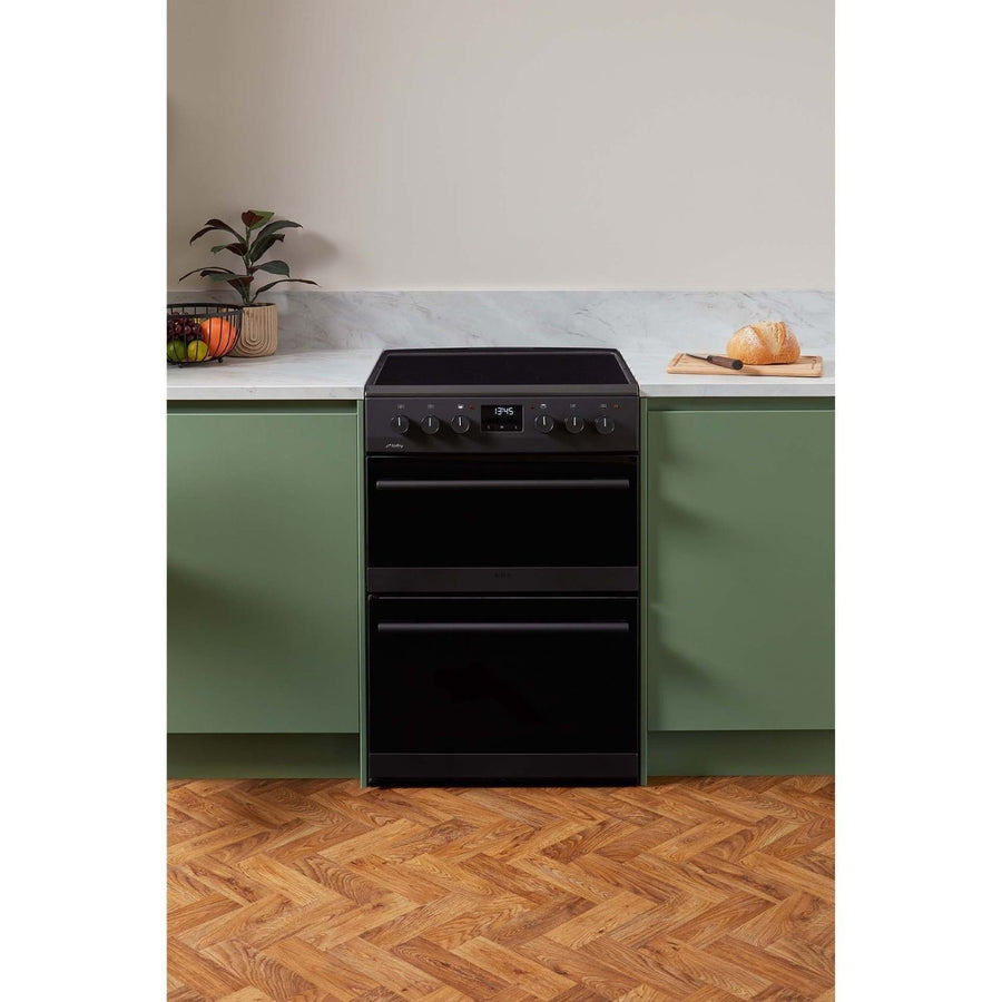 CDA CFC6100MB 60cm Electric Ceramic Cooker with AirFry - Black
