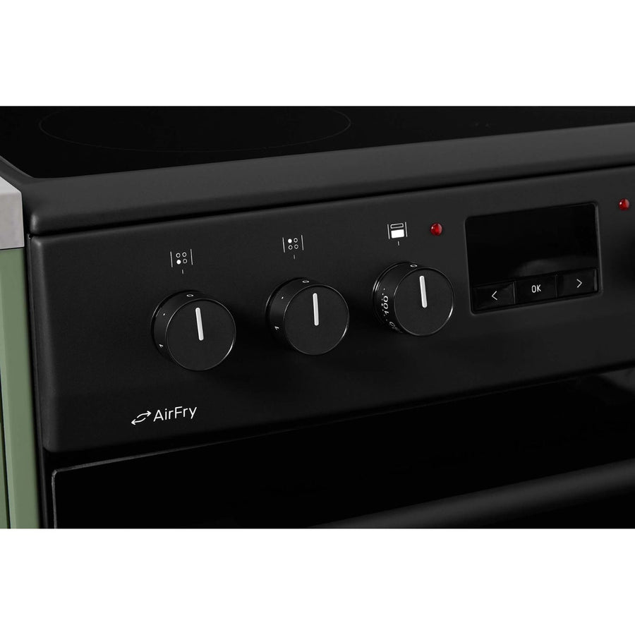 CDA CFC6100MB 60cm Electric Ceramic Cooker with AirFry - Black