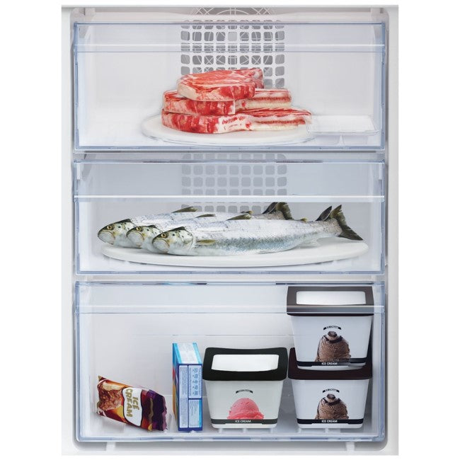 BEKO CFG4552S 50/50 Frost Free Fridge Freezer - Silver