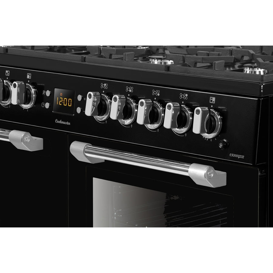 Leisure CK100F232K 100cm Dual Fuel Range Cooker - Black