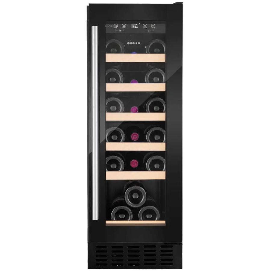 CDA CFWC304BL 30cm Undercounter Wine Cooler - Black
