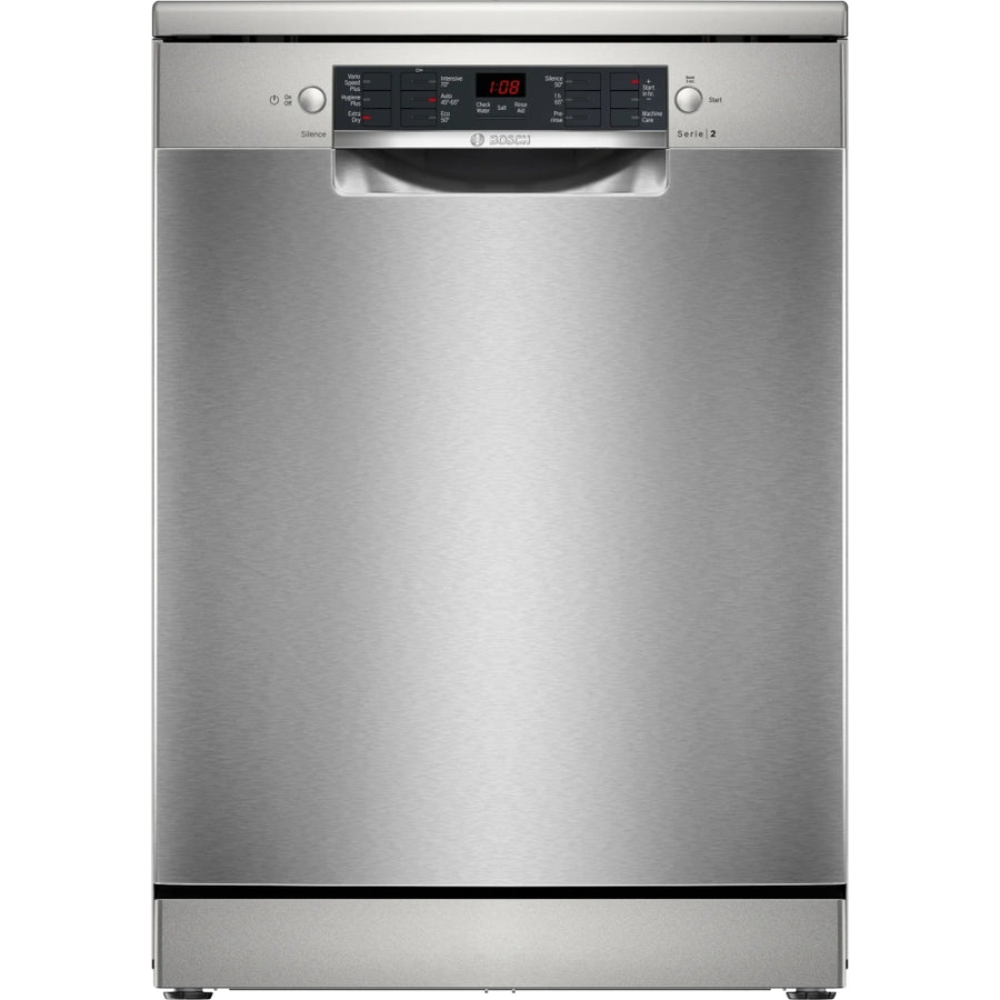 Bosch Series 2 SMS26AI08G 12-place setting dishwasher - stainless steel [Free 5-year parts & labour guarantee]