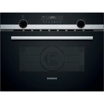 Siemens CM585AGS1B iQ500 Built-in combi microwave with Hot Air - Stainless steel