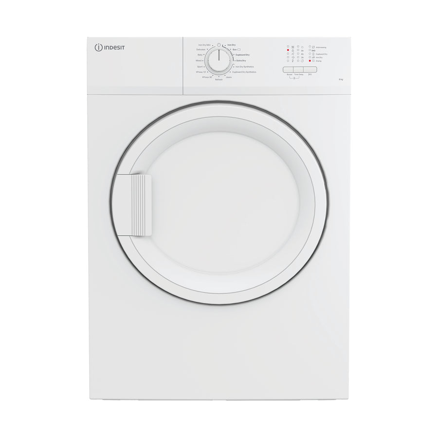 Indesit CYDA81WWGLUK 8kg Vented Tumble Dryer - White