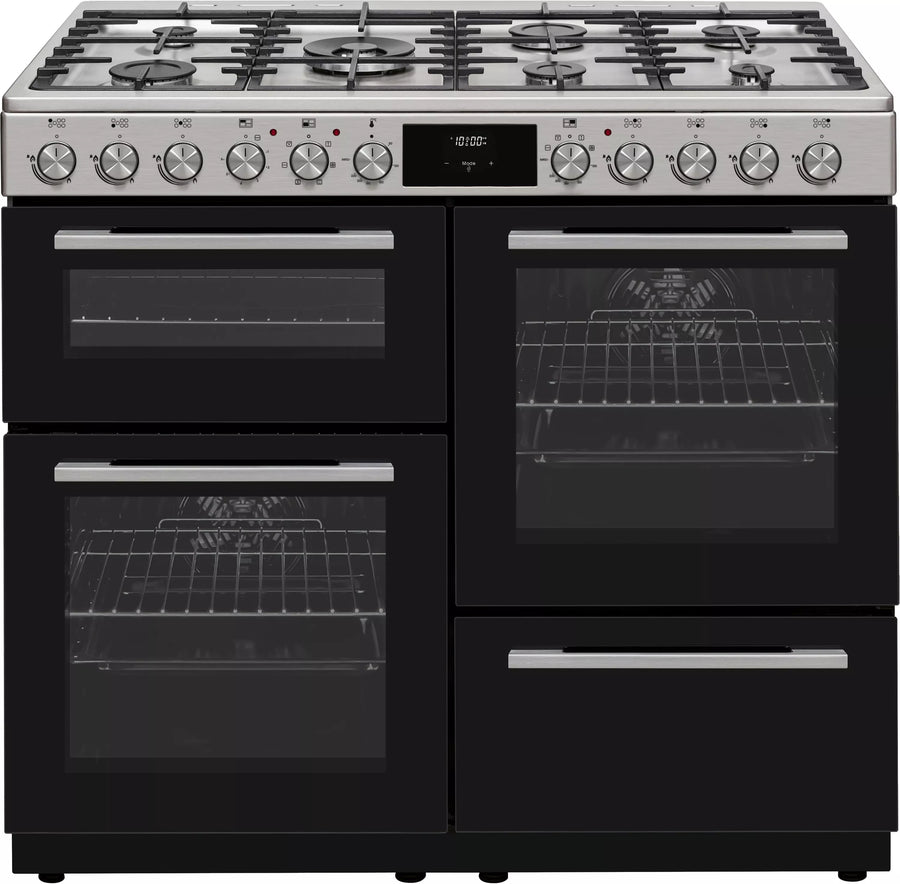 Nordmende CSG100IX 100cm Dual Fuel Range Cooker - Stainless Steel