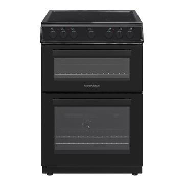 NORDMENDE CTEC62BK 60cm Twin Cavity Freestanding Electric Cooker - [FREE 3 YEAR PARTS & LABOUR WARRANTY]