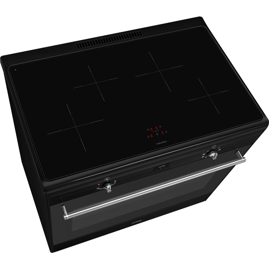 Smeg CX91IMBL 90cm Induction Range Cooker - Black
