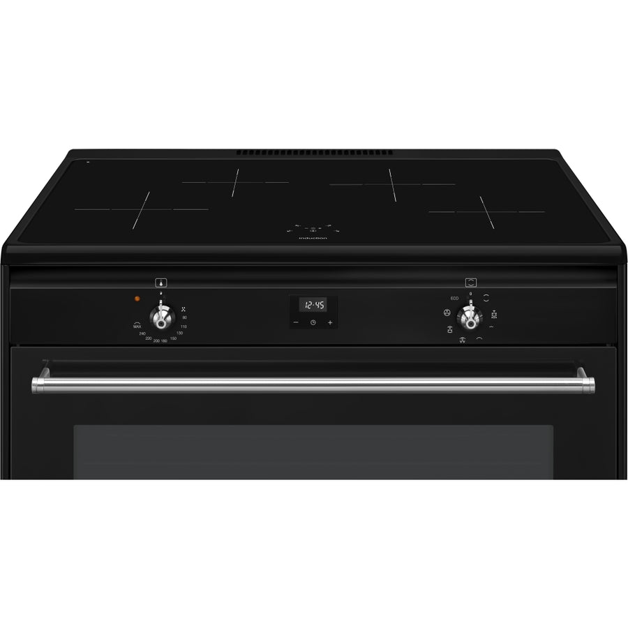Smeg CX91IMBL 90cm Induction Range Cooker - Black