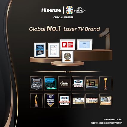 Hisense 120L5HTUKD 120'' 4K Ultra HD HDR Laser TV with Included Screen
