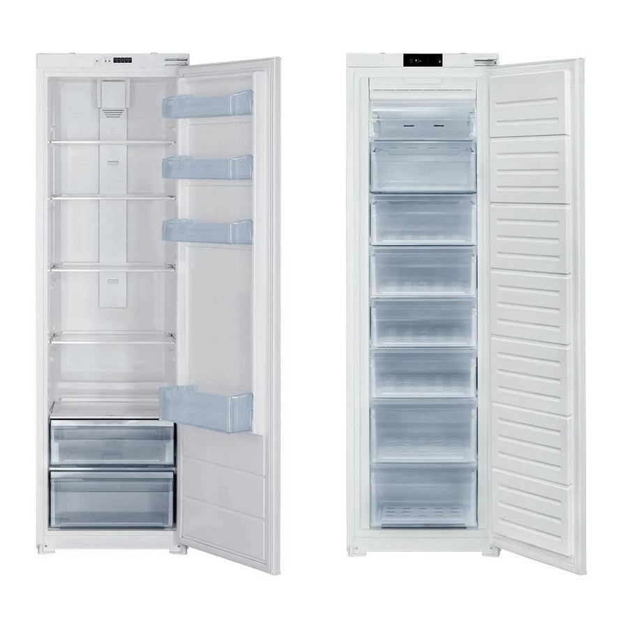 Culina Integrated Fridge & Freezer Package - 2 Year Parts & Labour Warranty [Sliding hinge installation]