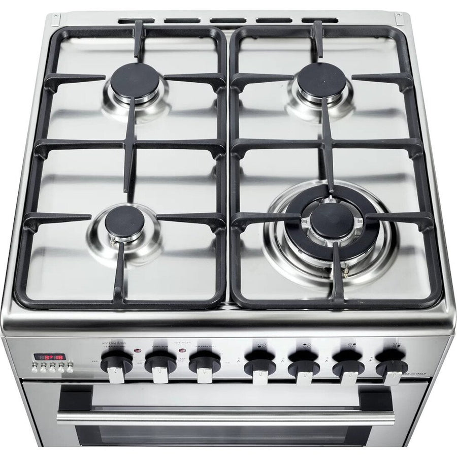 DDC606DF De'Longhi dual fuel cooker in stainless steel