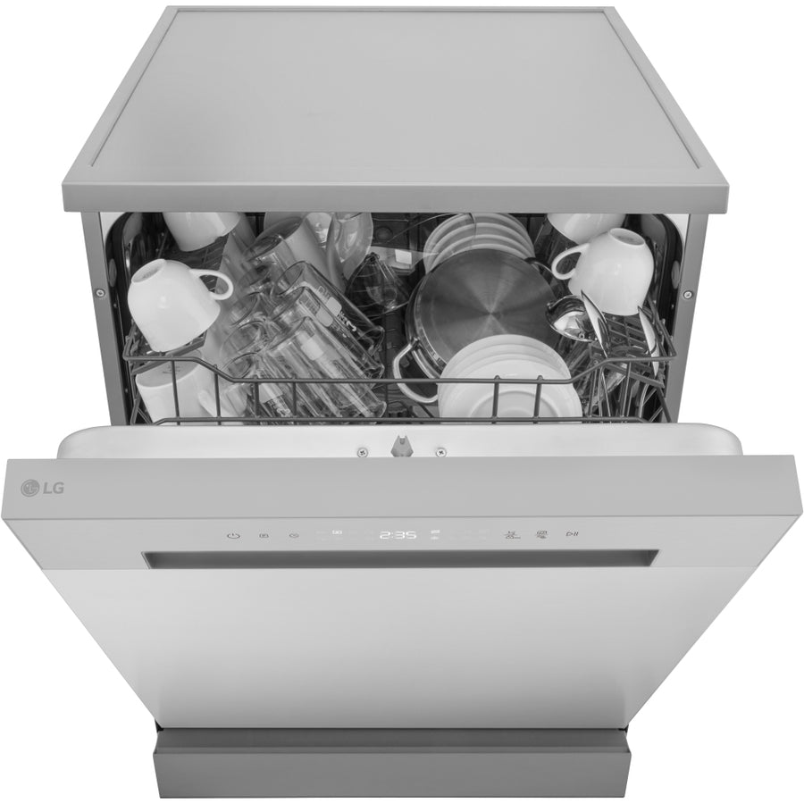 LG DF030FL 13-place setting Freestanding dishwasher - Silver