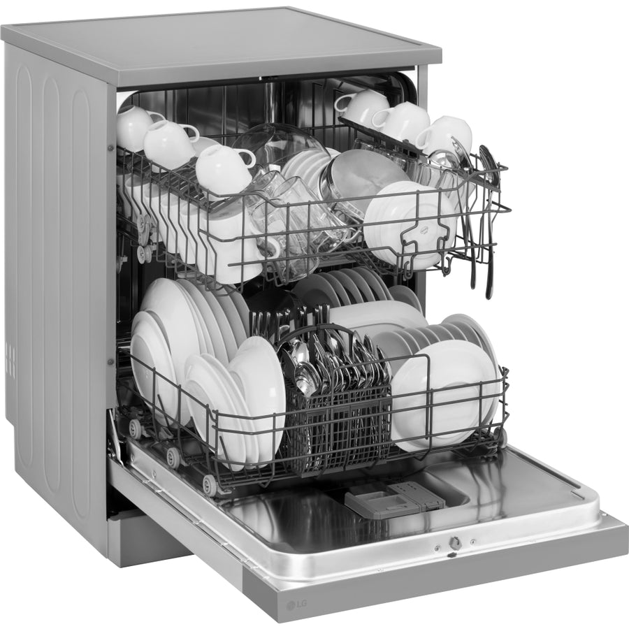 LG DF030FL 13-place setting Freestanding dishwasher - Silver