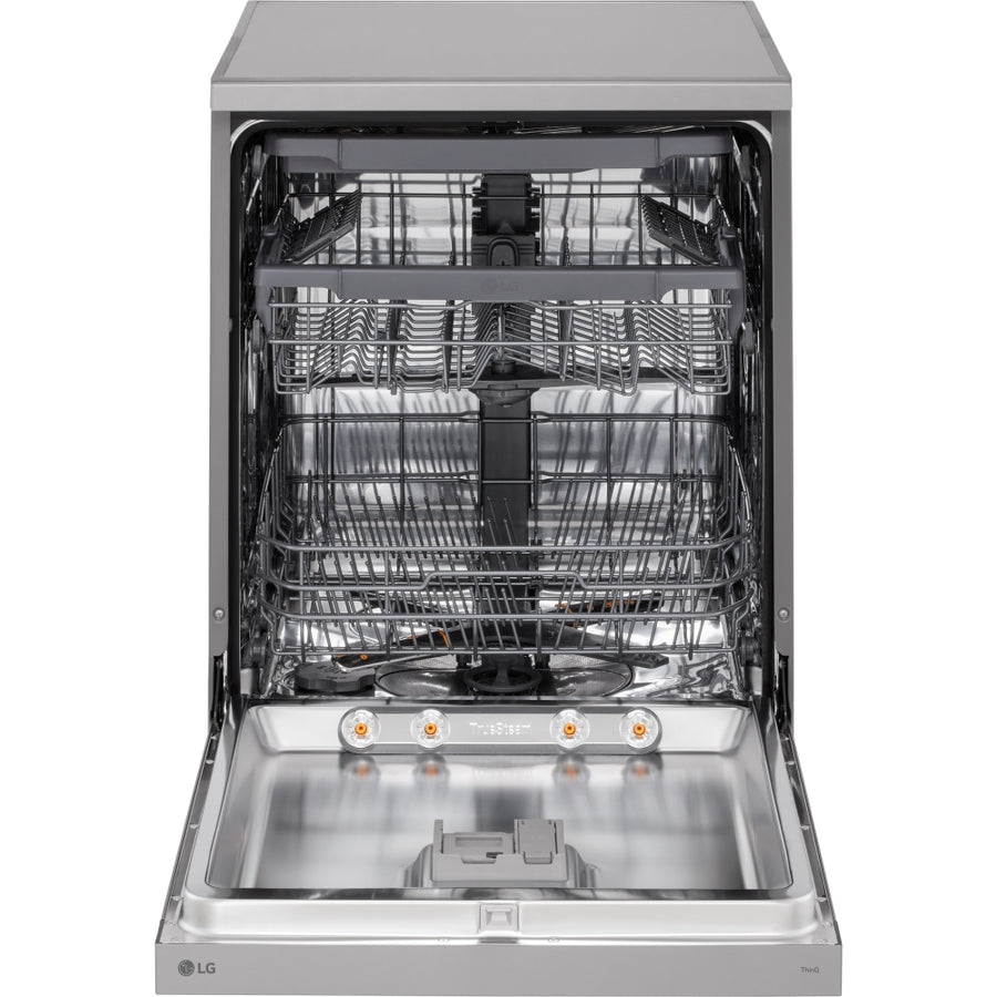 LG DF243FVS 14-place setting TrueSteam™ Freestanding dishwasher - Silver