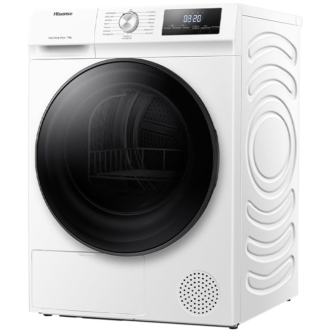 Hisense DHQA902U 9kg Heat Pump Tumble Dryer - White