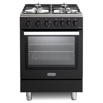 De'Longhi DSC626G-1 BL 60cm Gas Cooker - Anthracite