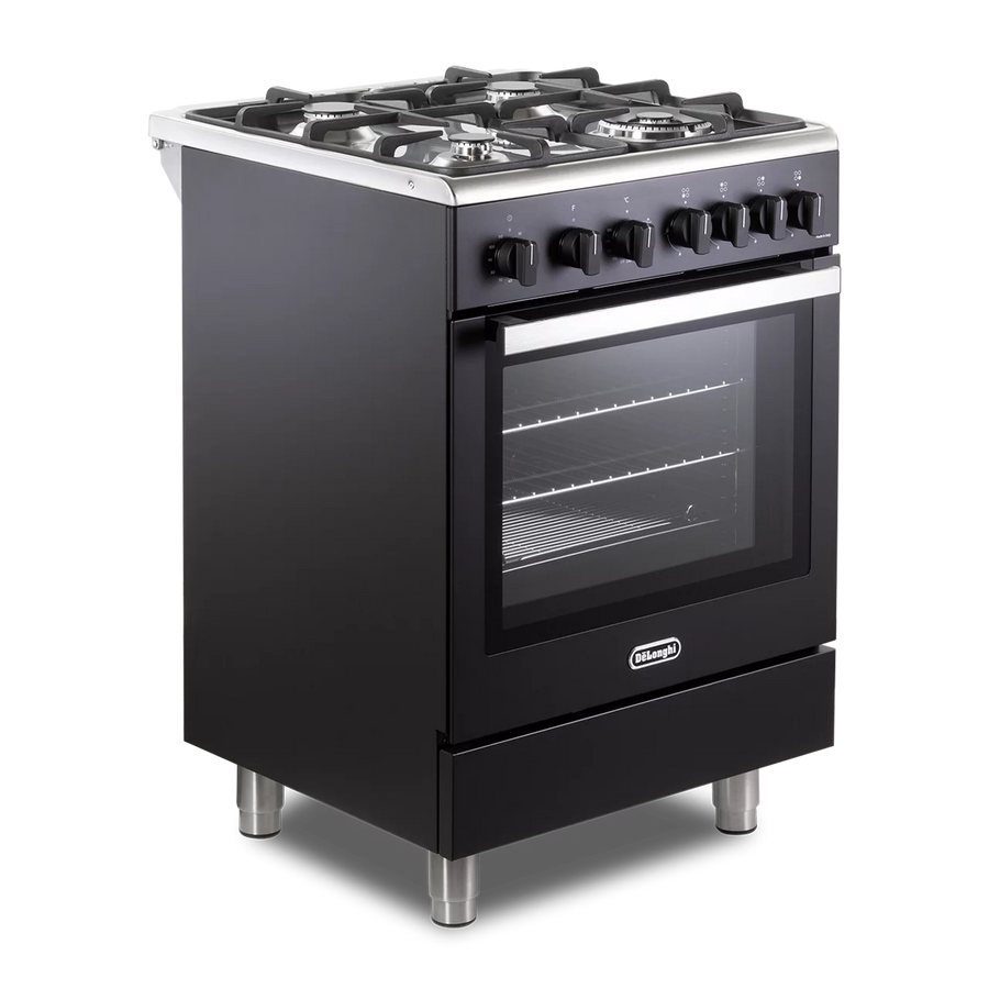 De'Longhi DSC626G-1 BL 60cm Gas Cooker - Anthracite