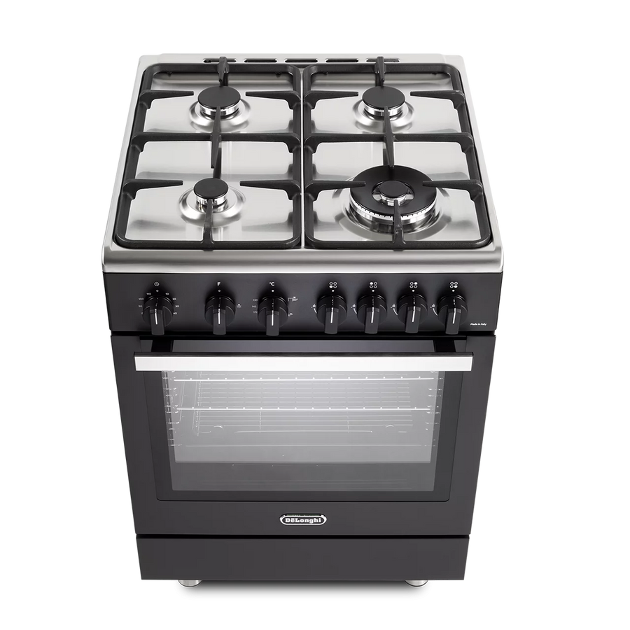 De'Longhi DSC626G-1 BL 60cm Gas Cooker - Anthracite