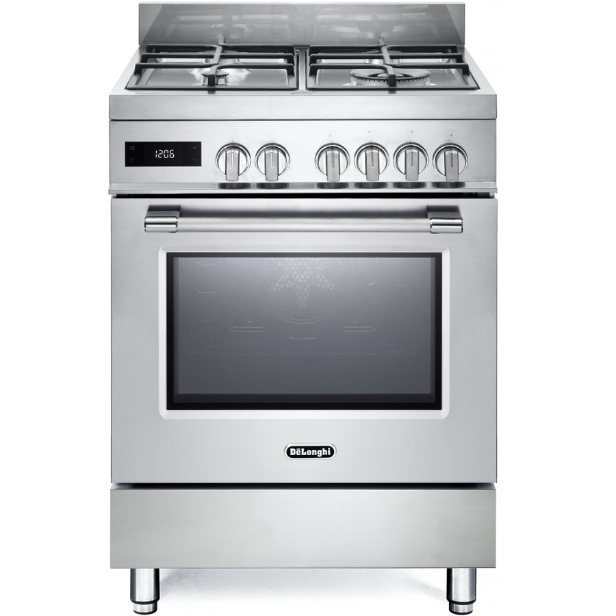 De'Longhi DSC626G-1 60cm Gas Cooker - Stainless Steel
