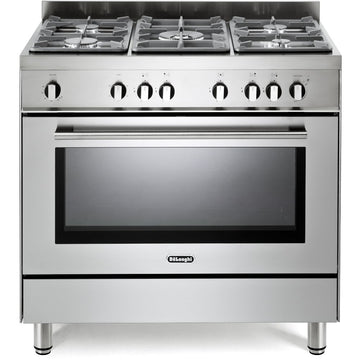 De'Longhi DSR916-GS 90cm Gas Range Cooker - Stainless Steel [available to order]