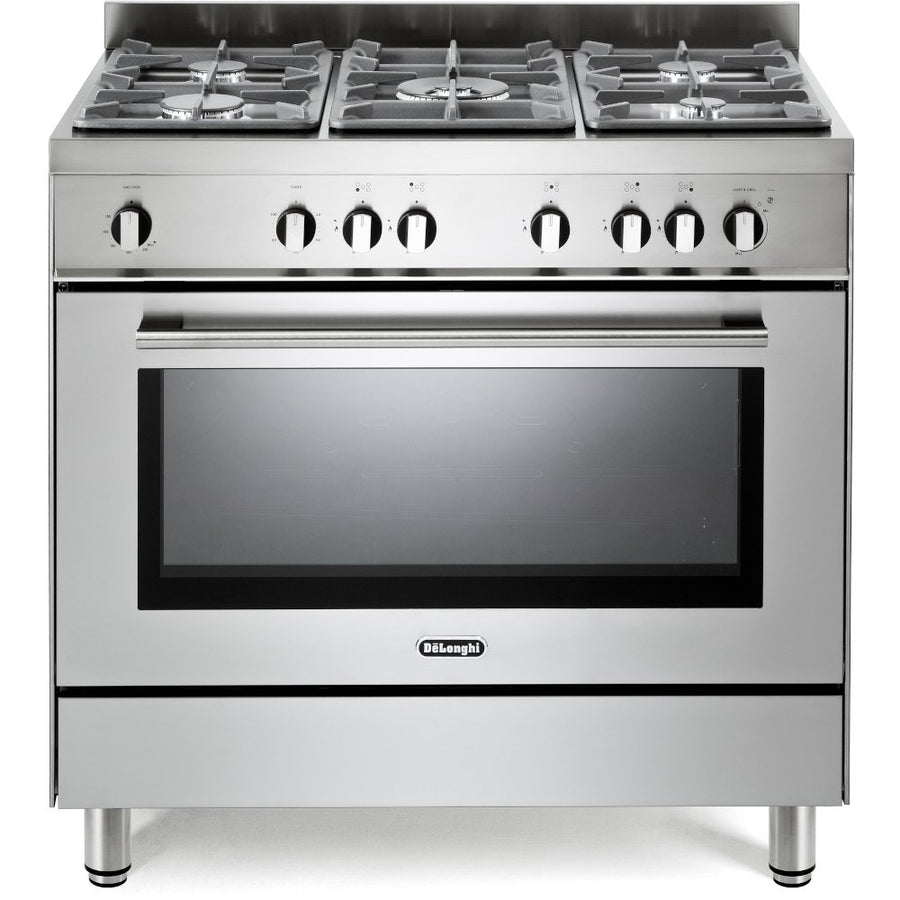 De'Longhi DSR916-GS 90cm Gas Range Cooker - Stainless Steel [available to order]