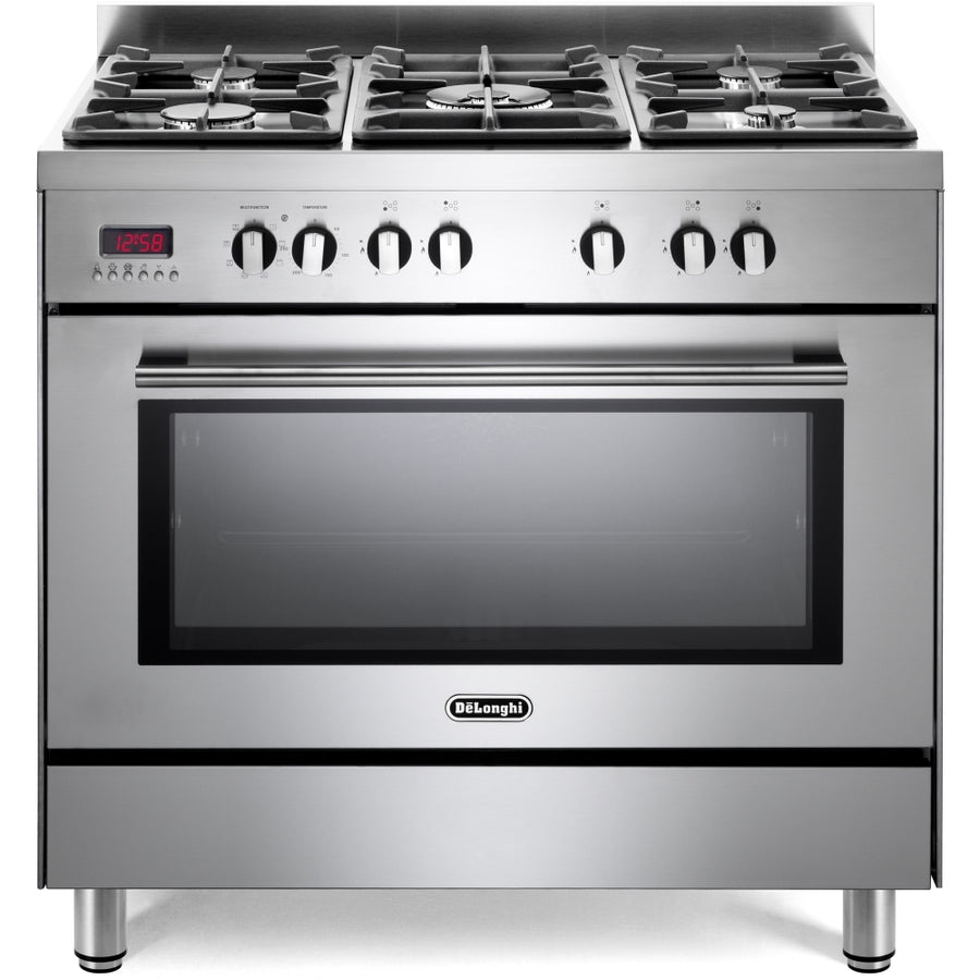 De'Longhi DSR917-DF/M 90cm Dual Fuel Range Cooker - Stainless steel