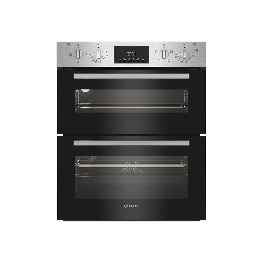 Indesit DUI12DIX Built-in under double oven - Stainless steel