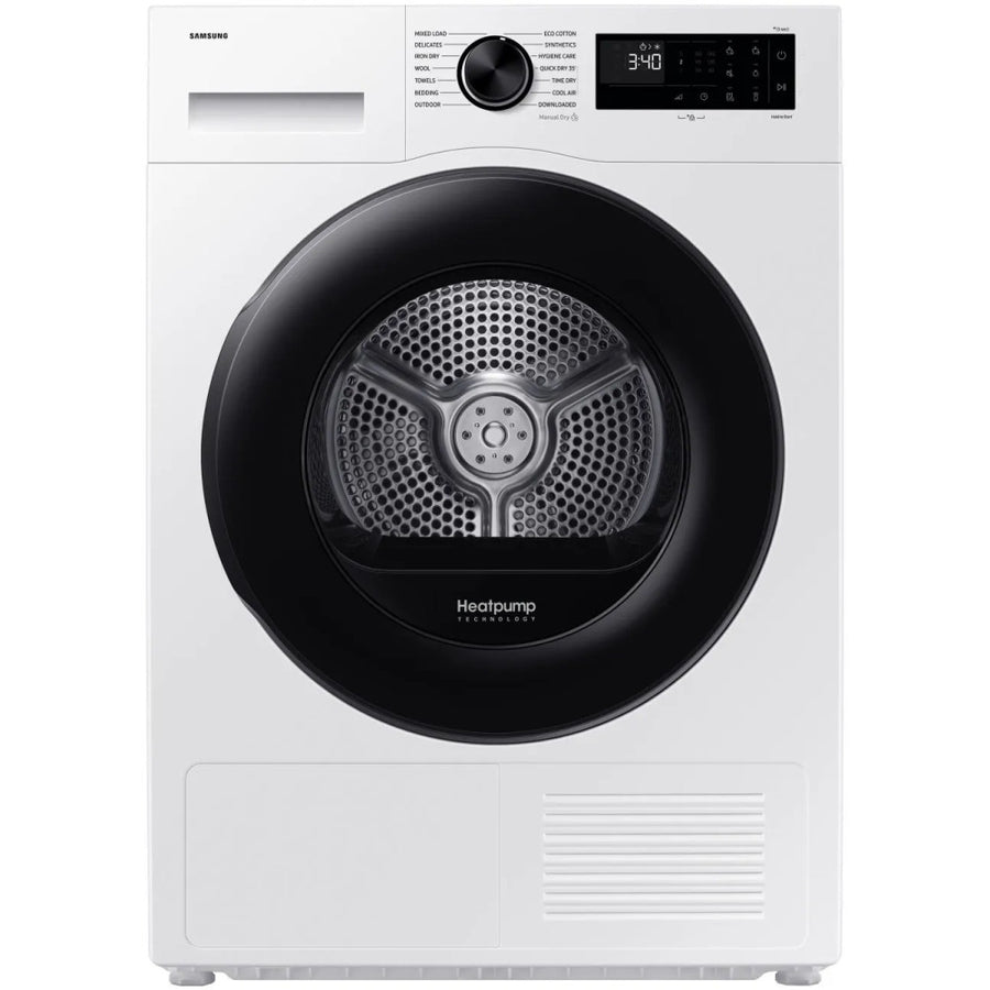 Samsung DV90DG52A0AEEU 9kg Heat Pump Tumble Dryer - White [Free 5-year parts & labour warranty]