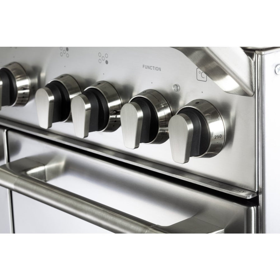 De'Longhi DVTR906DFSS 90cm Dual Fuel Range Cooker - Stainless Steel
