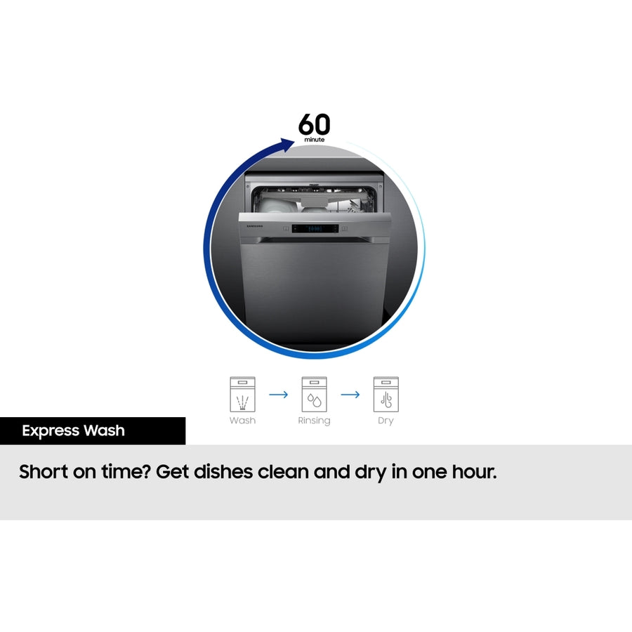 Samsung DW50DG430B00EU 9-Place Setting Slimline Integrated Dishwasher