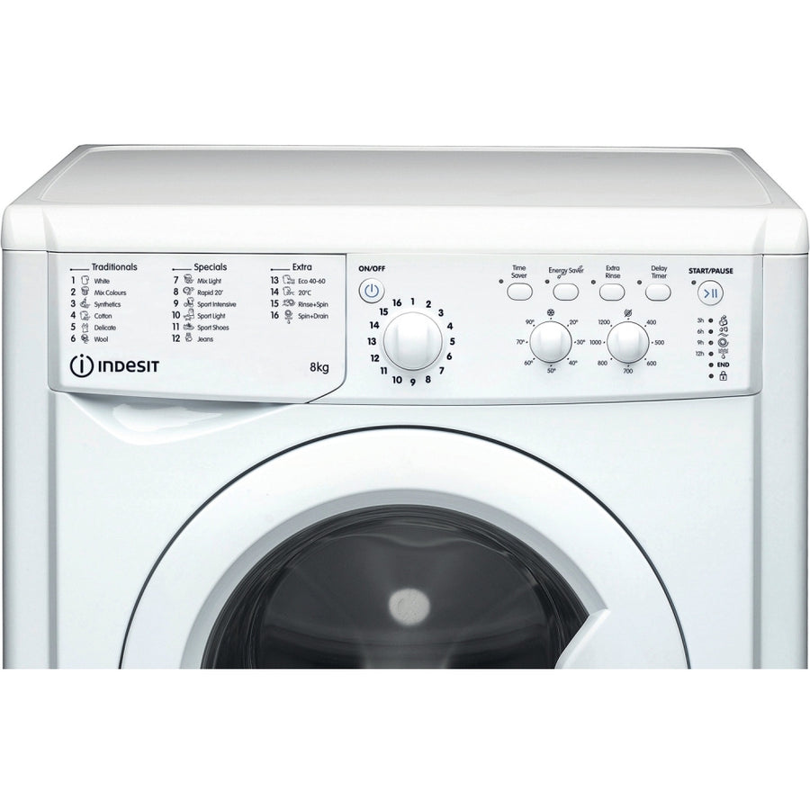 Indesit IWC81283WUKN 8kg 1200rpm Washing Machine - White