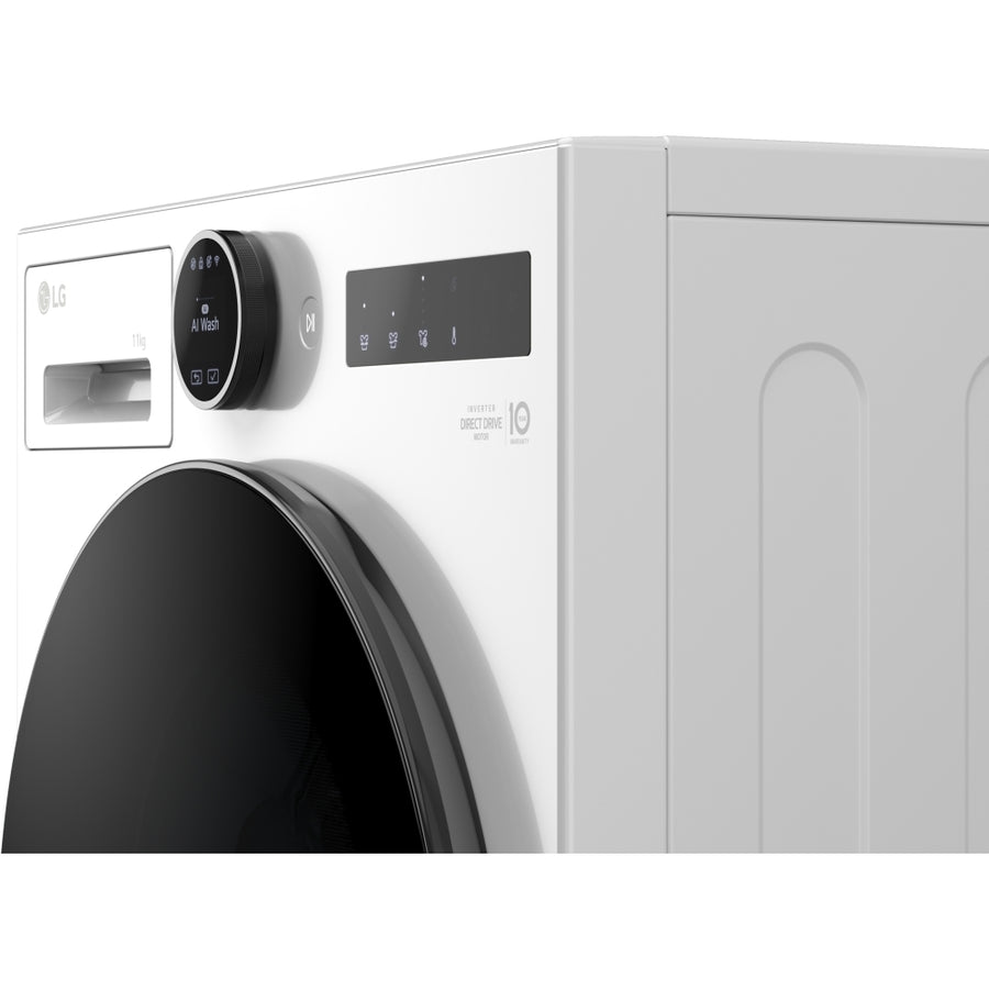 LG F4X7011TWB 11kg 1400rpm AI DD™ Washing Machine - White [Free 5-year parts & labour warranty]