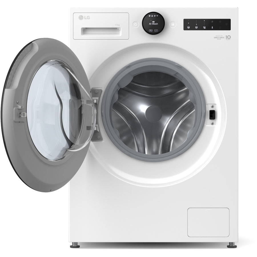 LG F4X7011TWB 11kg 1400rpm AI DD™ Washing Machine - White [Free 5-year parts & labour warranty]