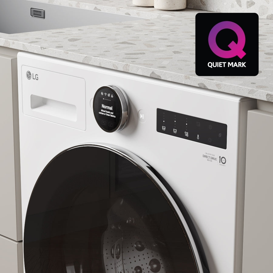 LG F4X7011TWB 11kg 1400rpm AI DD™ Washing Machine - White [Free 5-year parts & labour warranty]