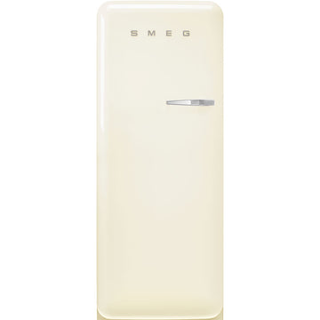 Smeg FAB28LCR5UK 50's style Retro Tall Larder Left Hand Hinge Fridge With Freezer Box - Cream