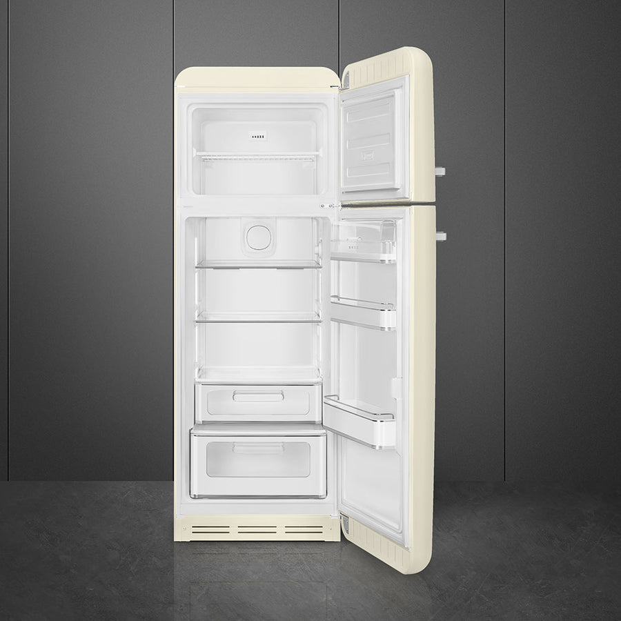Smeg FAB30RCR5UK 50's style Retro Fridge Freezer Right Hand Hinge - Cream