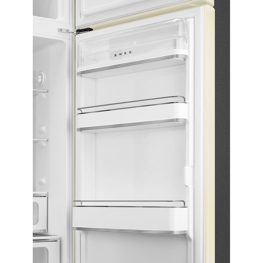 Smeg FAB30RCR5UK 50's style Retro Fridge Freezer Right Hand Hinge - Cream