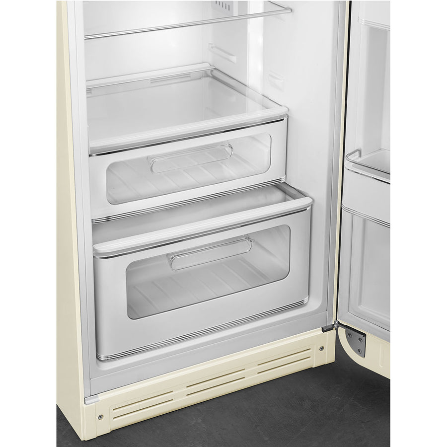 Smeg FAB30RCR5UK 50's style Retro Fridge Freezer Right Hand Hinge - Cream