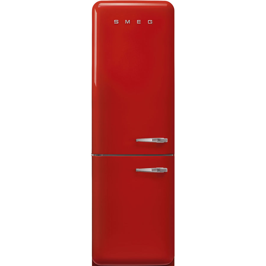 Smeg FAB32LRD5UK Retro Frost Free Fridge Freezer Left Hand Hinge - Red