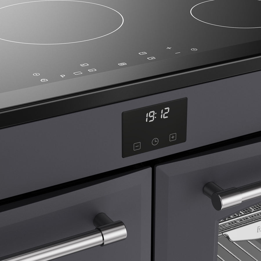 Belling Farmhouse FH110EIANT 110cm Electric Induction Range Cooker - Anthracite