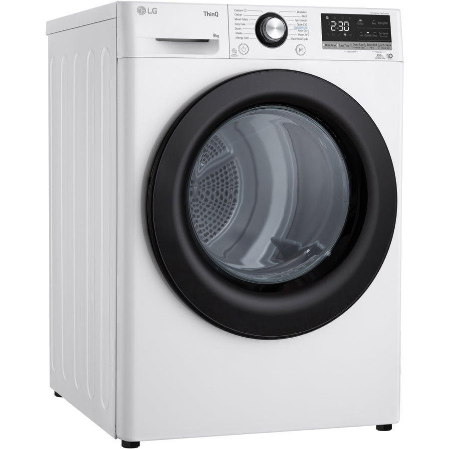 LG FDV309WN 9kg Dual Inverter Heat Pump Tumble Dryer - White