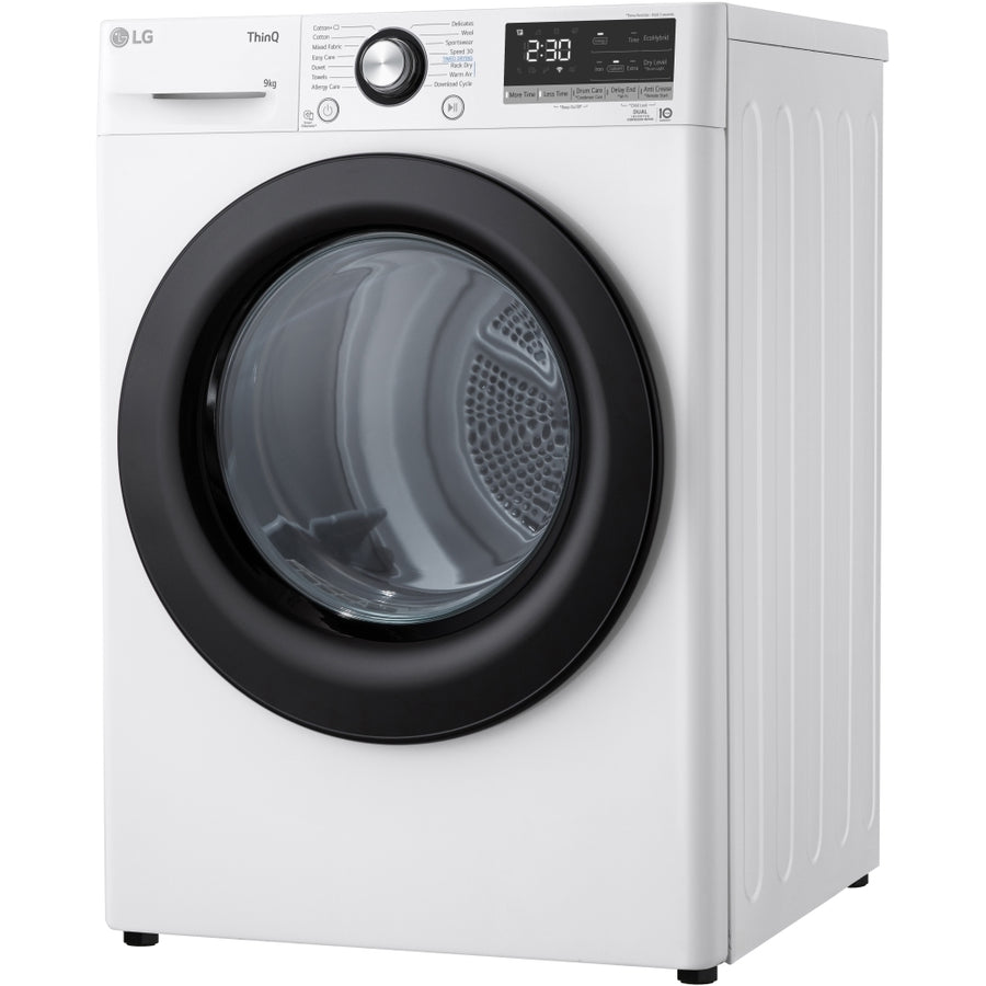 LG FDV309WN 9kg Dual Inverter Heat Pump Tumble Dryer - White