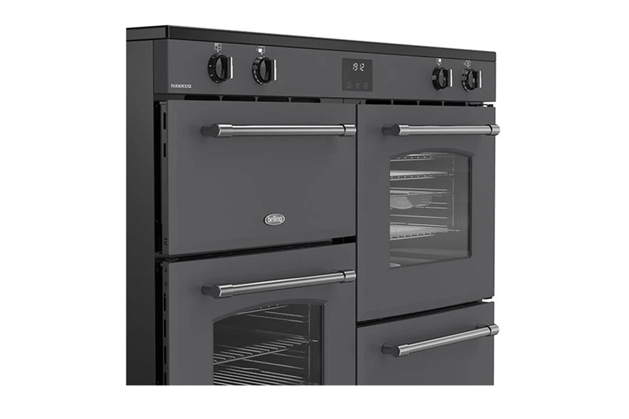 Belling Farmhouse FH110EIANT 110cm Electric Induction Range Cooker - Anthracite