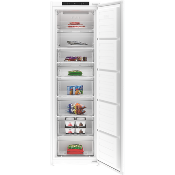 Blomberg FNT3454I Integrated Tall Frost Free Freezer With Food Protector - Sliding Door Installation