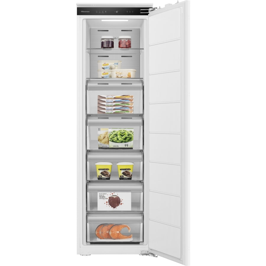 Hisense FT3B213SAWE Integrated Tall Freezer [Fixed Hinge]